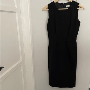 🔵Calvin Klein Classic Black Midi Dress